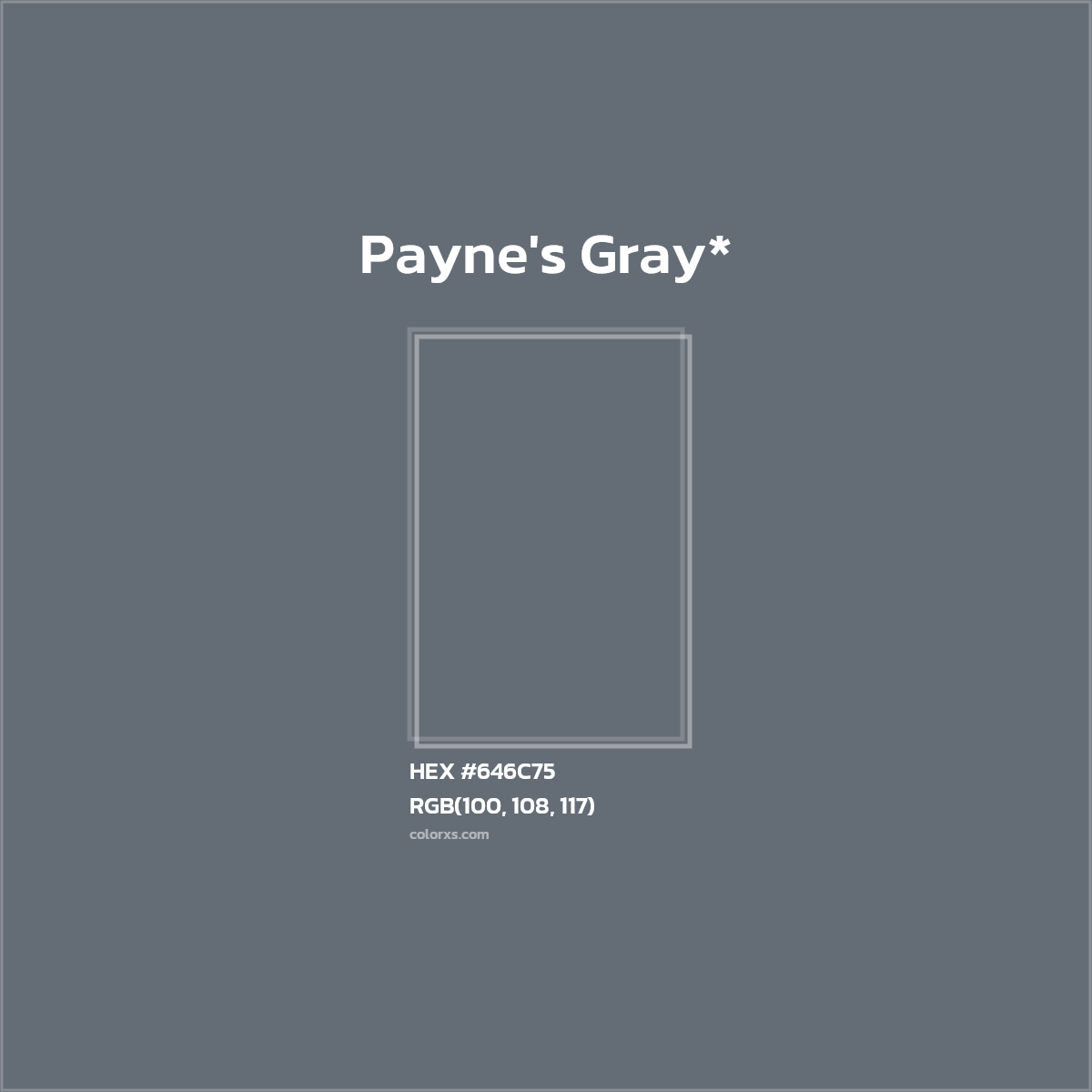 #646C75 hex color. RGB, RYB, CMYK, HSL, HSV codes and color conversions. Matching color names, palettes, paints.