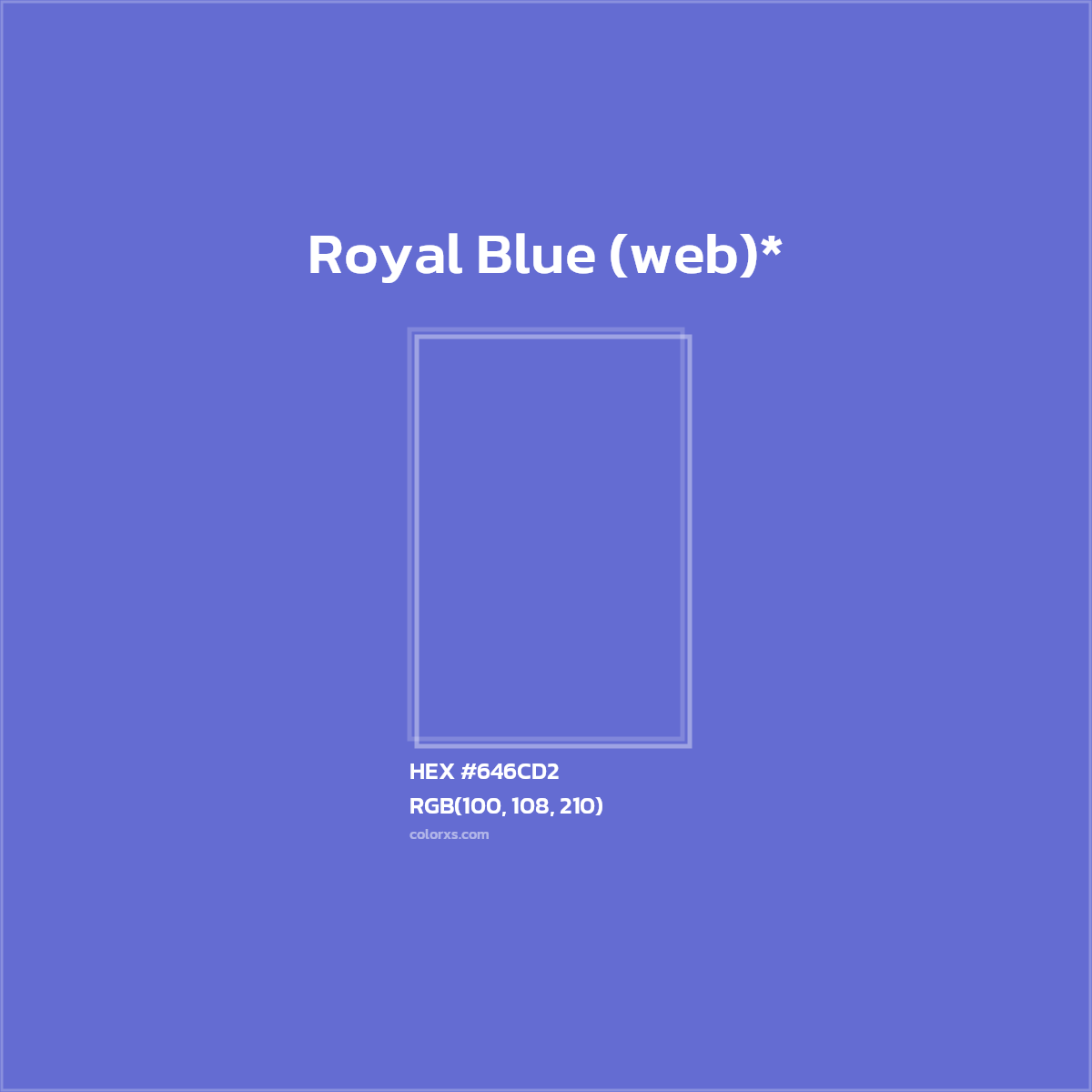 #646CD2 hex color. RGB, RYB, CMYK, HSL, HSV codes and color conversions. Matching color names, palettes, paints.