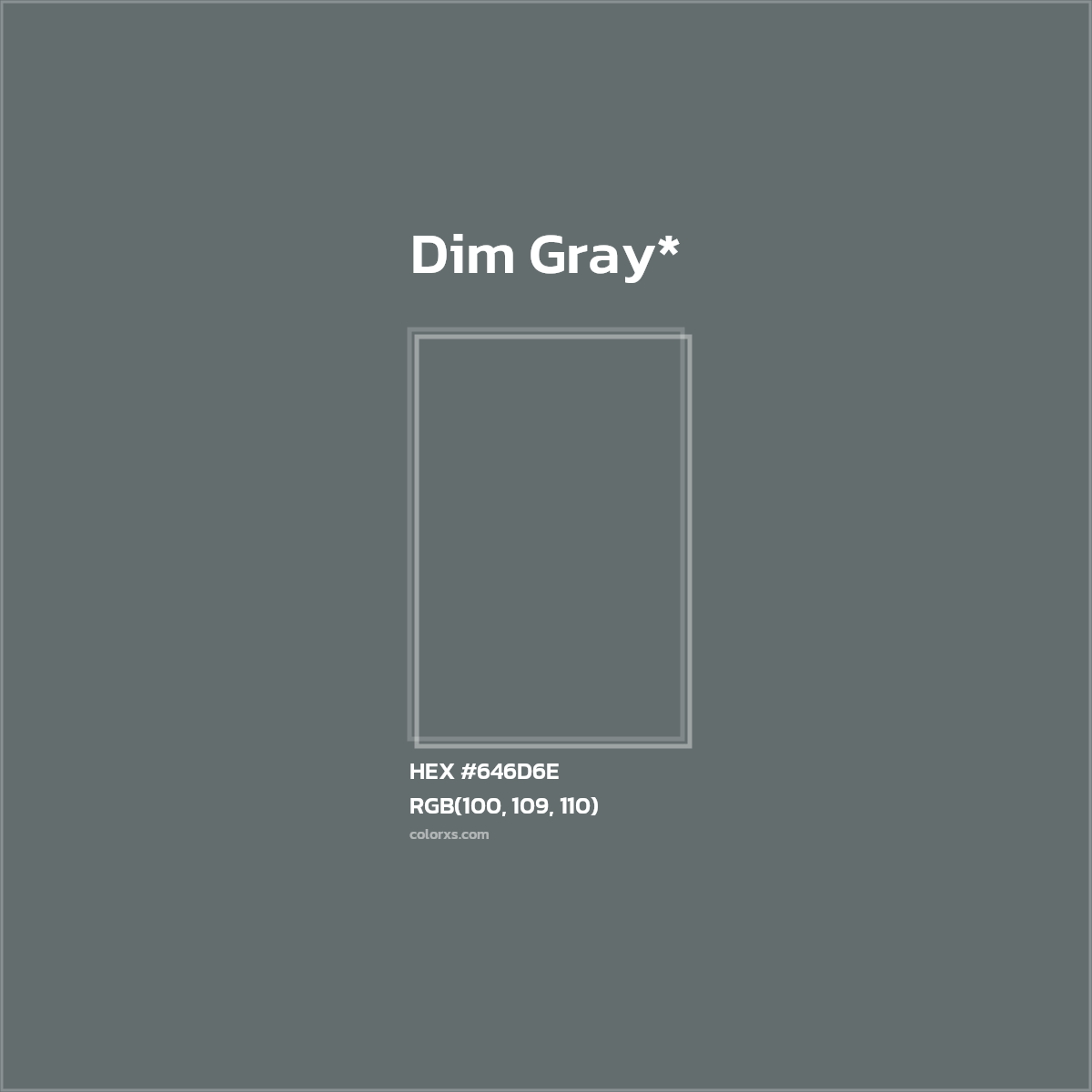 #646D6E hex color. RGB, RYB, CMYK, HSL, HSV codes and color conversions. Matching color names, palettes, paints.