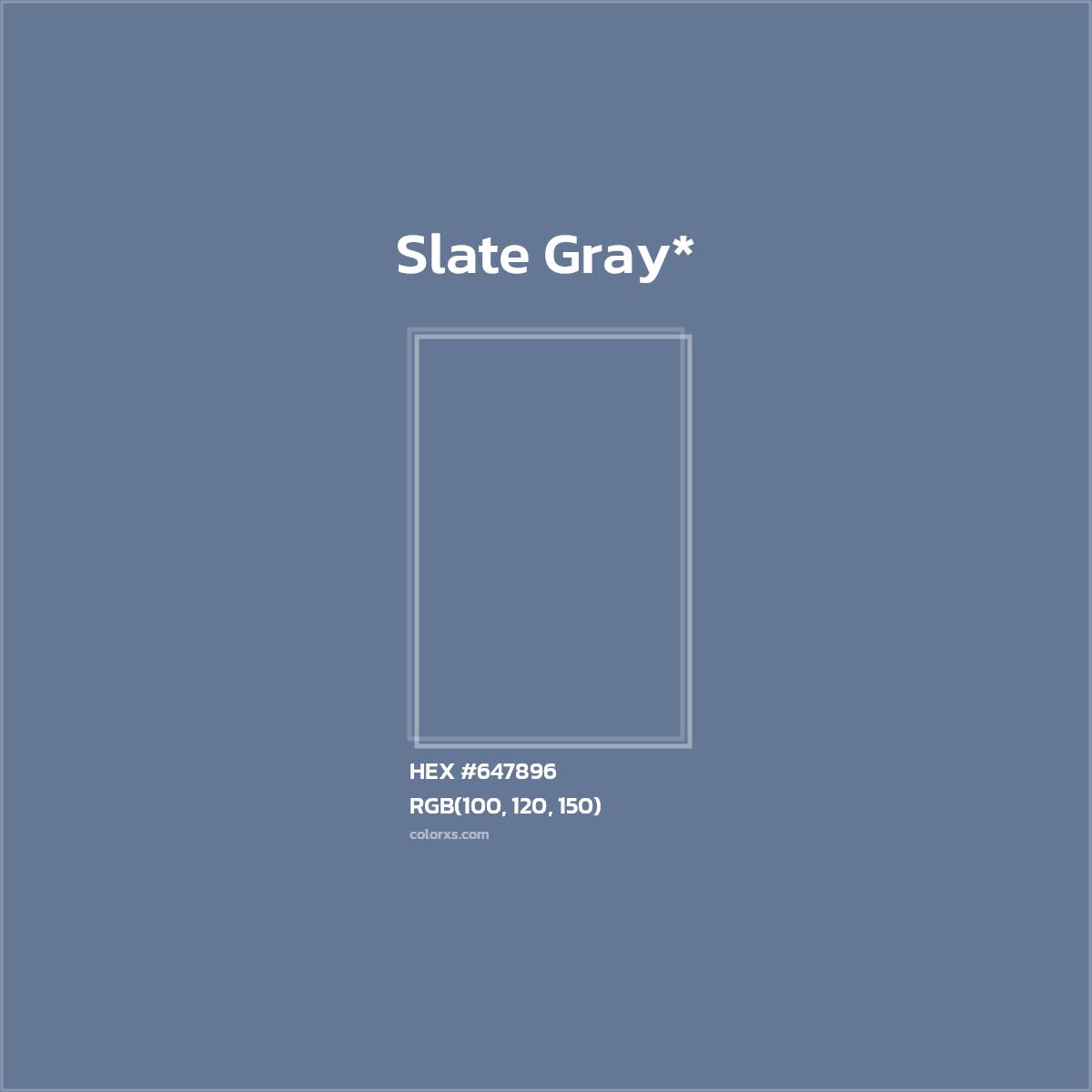 #647896 hex color. RGB, RYB, CMYK, HSL, HSV codes and color conversions. Matching color names, palettes, paints.