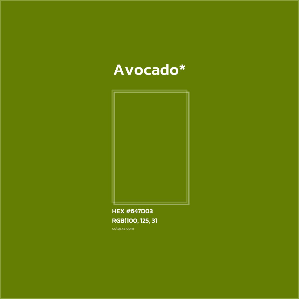 #647D03 hex color. RGB, RYB, CMYK, HSL, HSV codes and color conversions. Matching color names, palettes, paints.