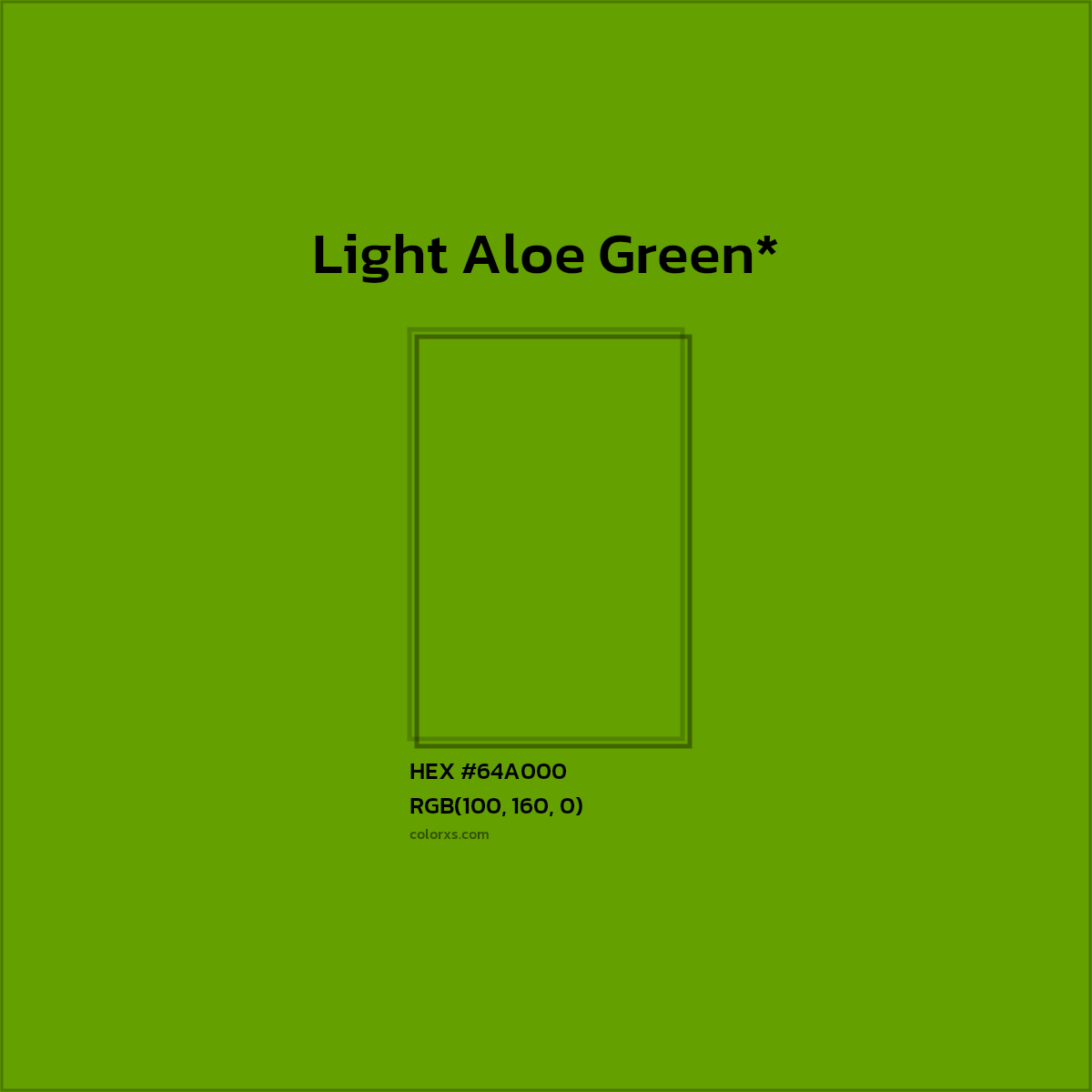 #64A000 hex color. RGB, RYB, CMYK, HSL, HSV codes and color conversions. Matching color names, palettes, paints.