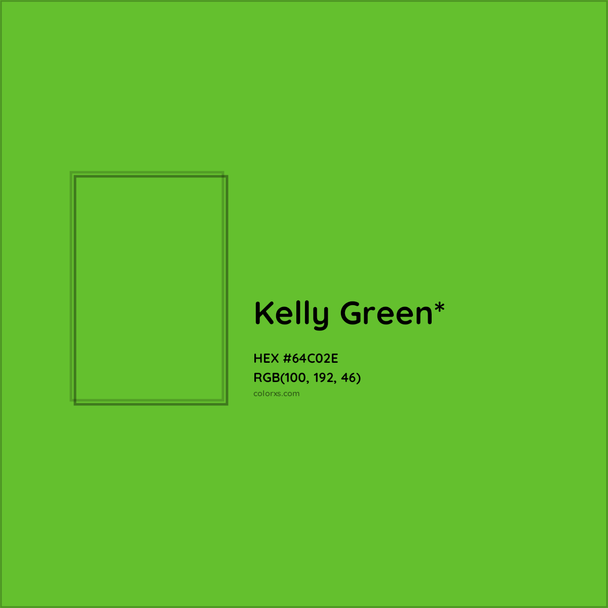 #64C02E hex color. RGB, RYB, CMYK, HSL, HSV codes and color conversions. Matching color names, palettes, paints.