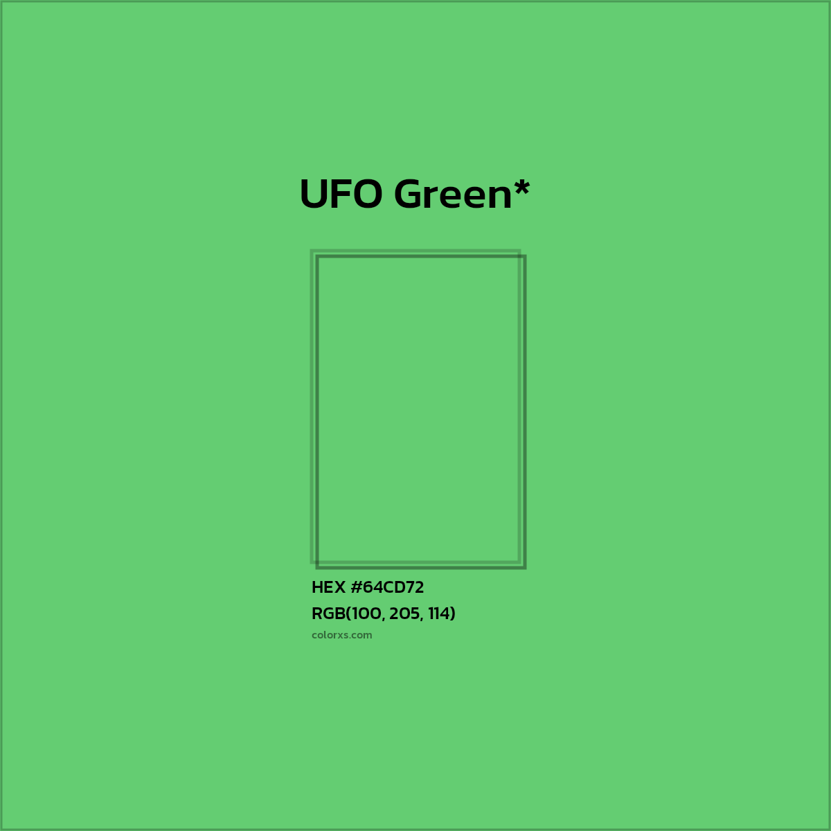 #64CD72 hex color. RGB, RYB, CMYK, HSL, HSV codes and color conversions. Matching color names, palettes, paints.