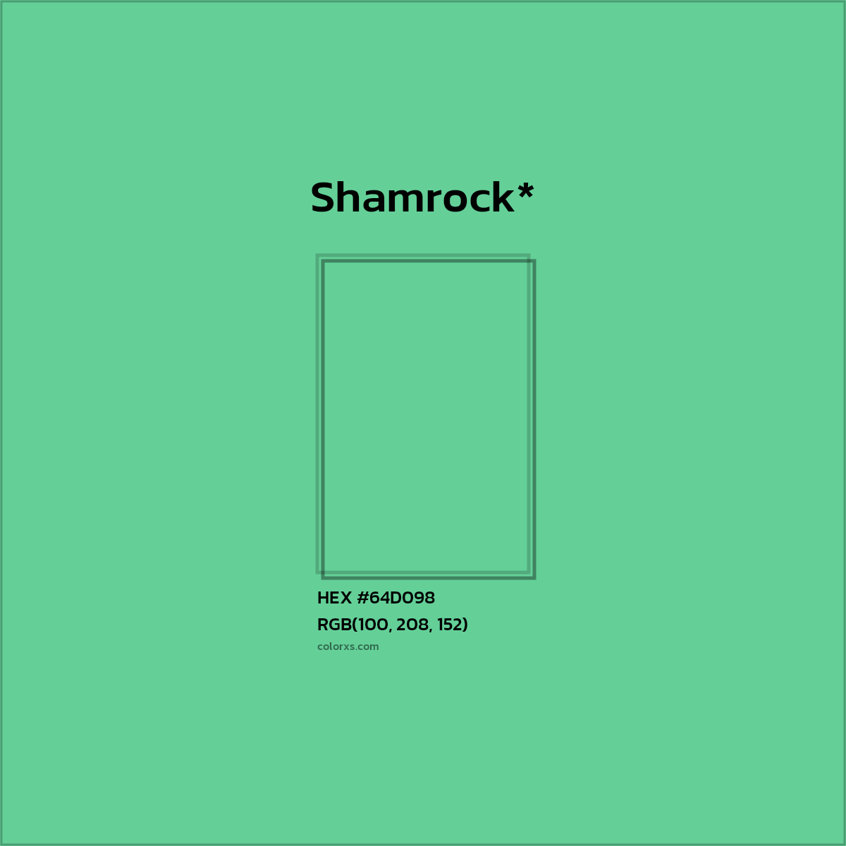 #64D098 hex color. RGB, RYB, CMYK, HSL, HSV codes and color conversions. Matching color names, palettes, paints.