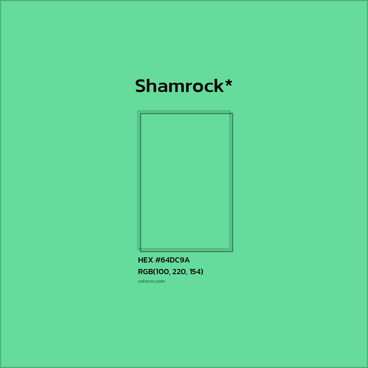 #64DC9A hex color. RGB, RYB, CMYK, HSL, HSV codes and color conversions. Matching color names, palettes, paints.