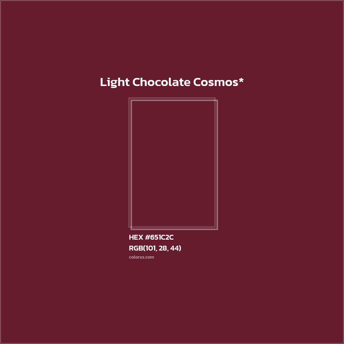 #651C2C hex color. RGB, RYB, CMYK, HSL, HSV codes and color conversions. Matching color names, palettes, paints.