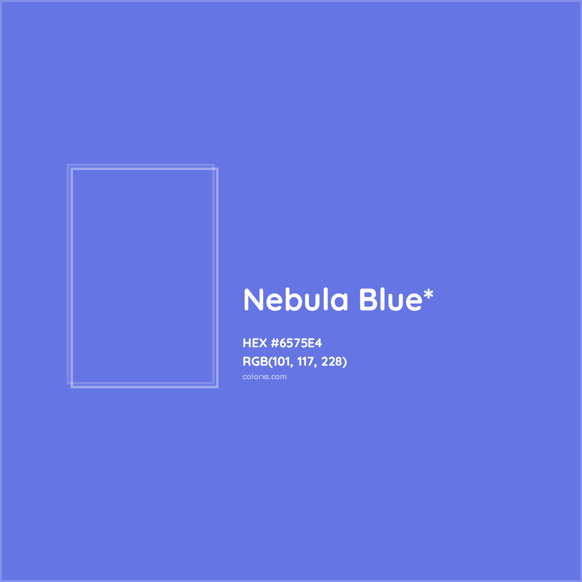 #6575E4 hex color. RGB, RYB, CMYK, HSL, HSV codes and color conversions. Matching color names, palettes, paints.