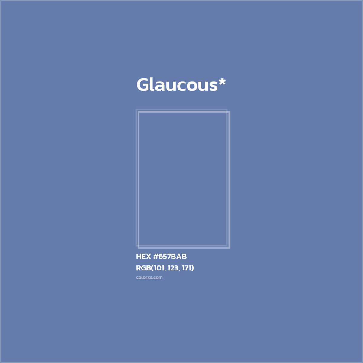 #657BAB hex color. RGB, RYB, CMYK, HSL, HSV codes and color conversions. Matching color names, palettes, paints.