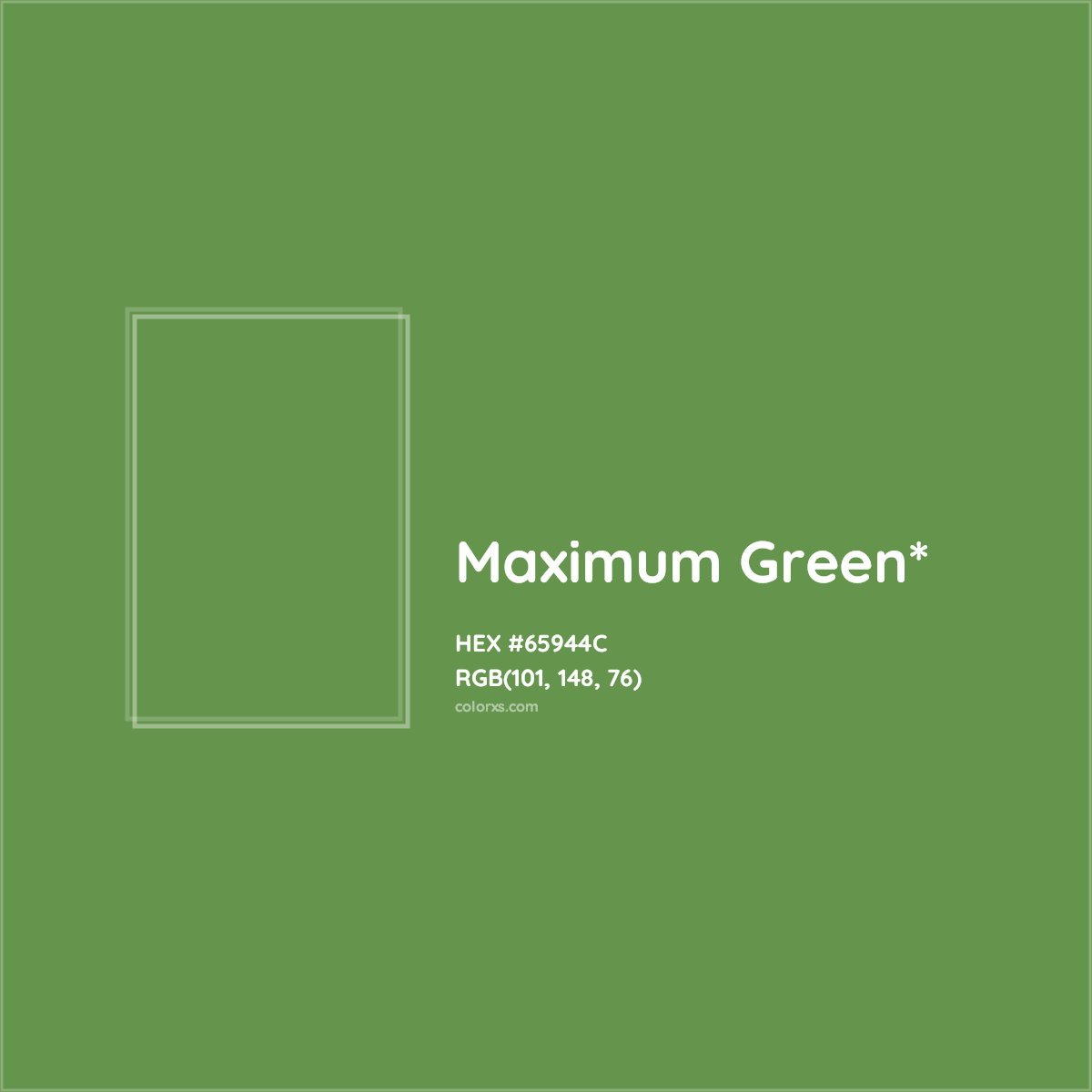 #65944C hex color. RGB, RYB, CMYK, HSL, HSV codes and color conversions. Matching color names, palettes, paints.