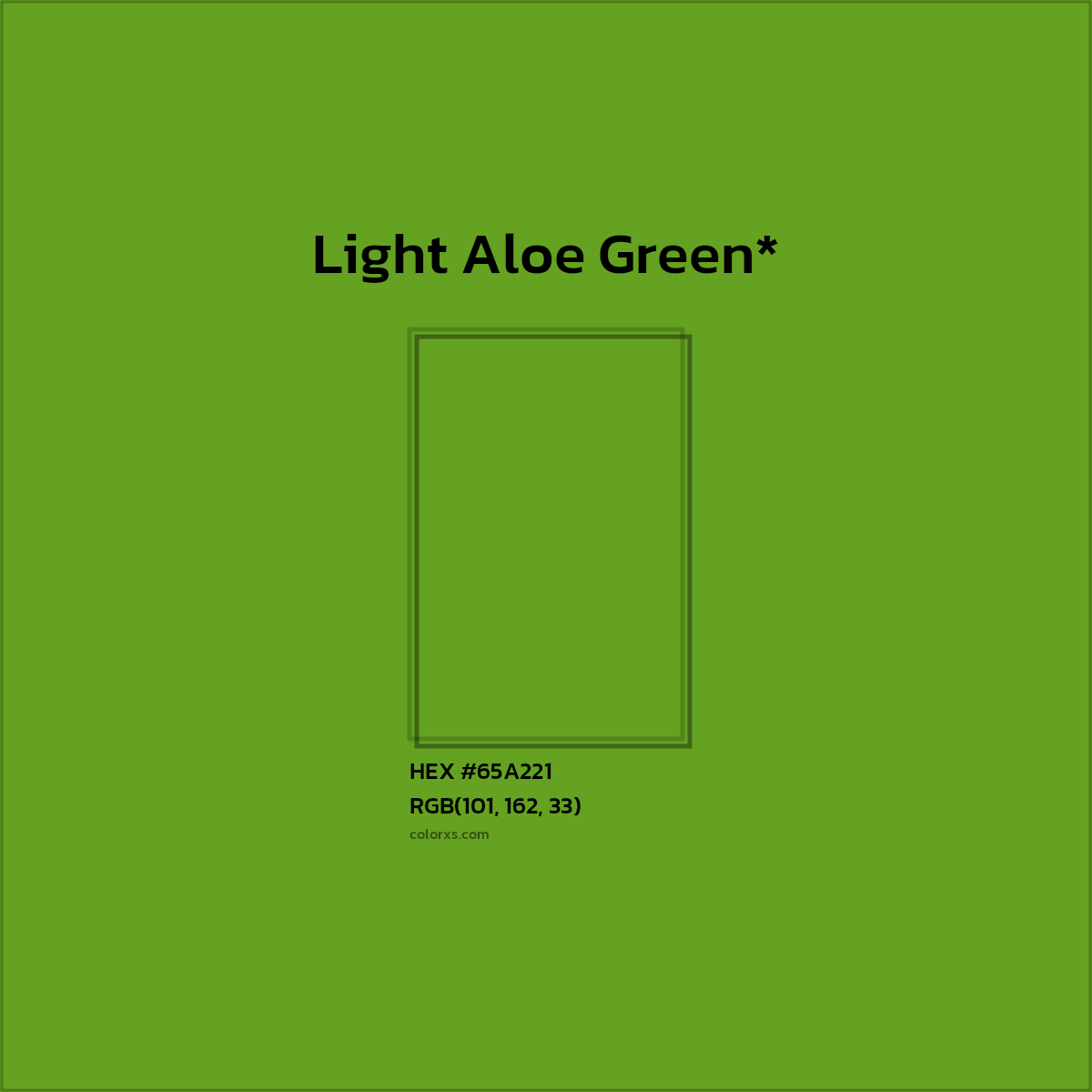#65A221 hex color. RGB, RYB, CMYK, HSL, HSV codes and color conversions. Matching color names, palettes, paints.