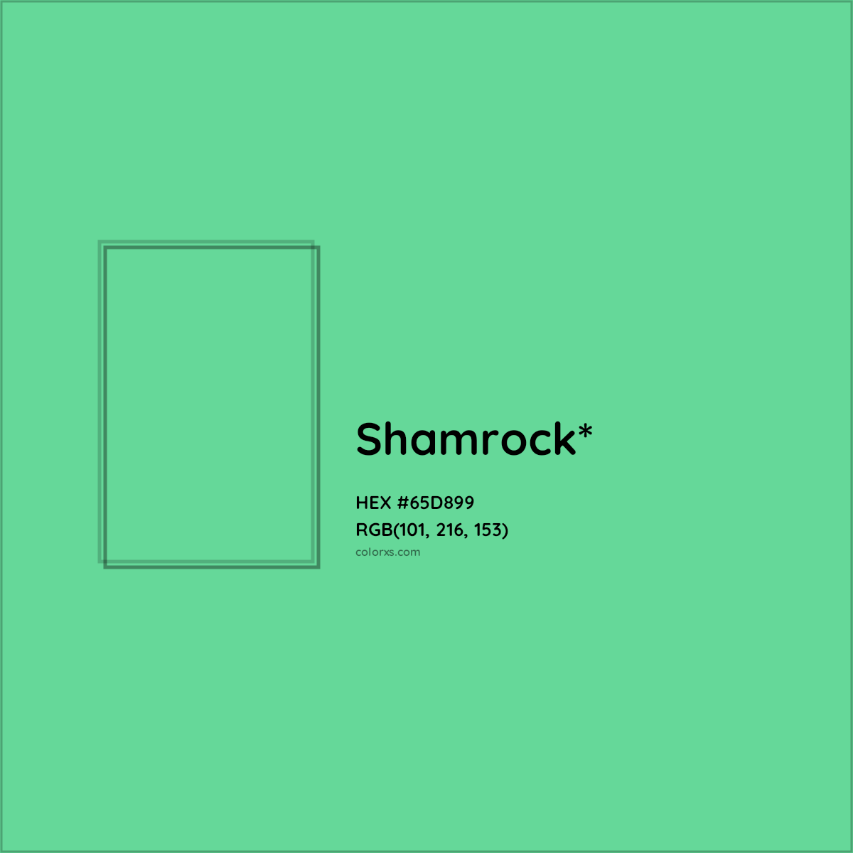 #65D899 hex color. RGB, RYB, CMYK, HSL, HSV codes and color conversions. Matching color names, palettes, paints.