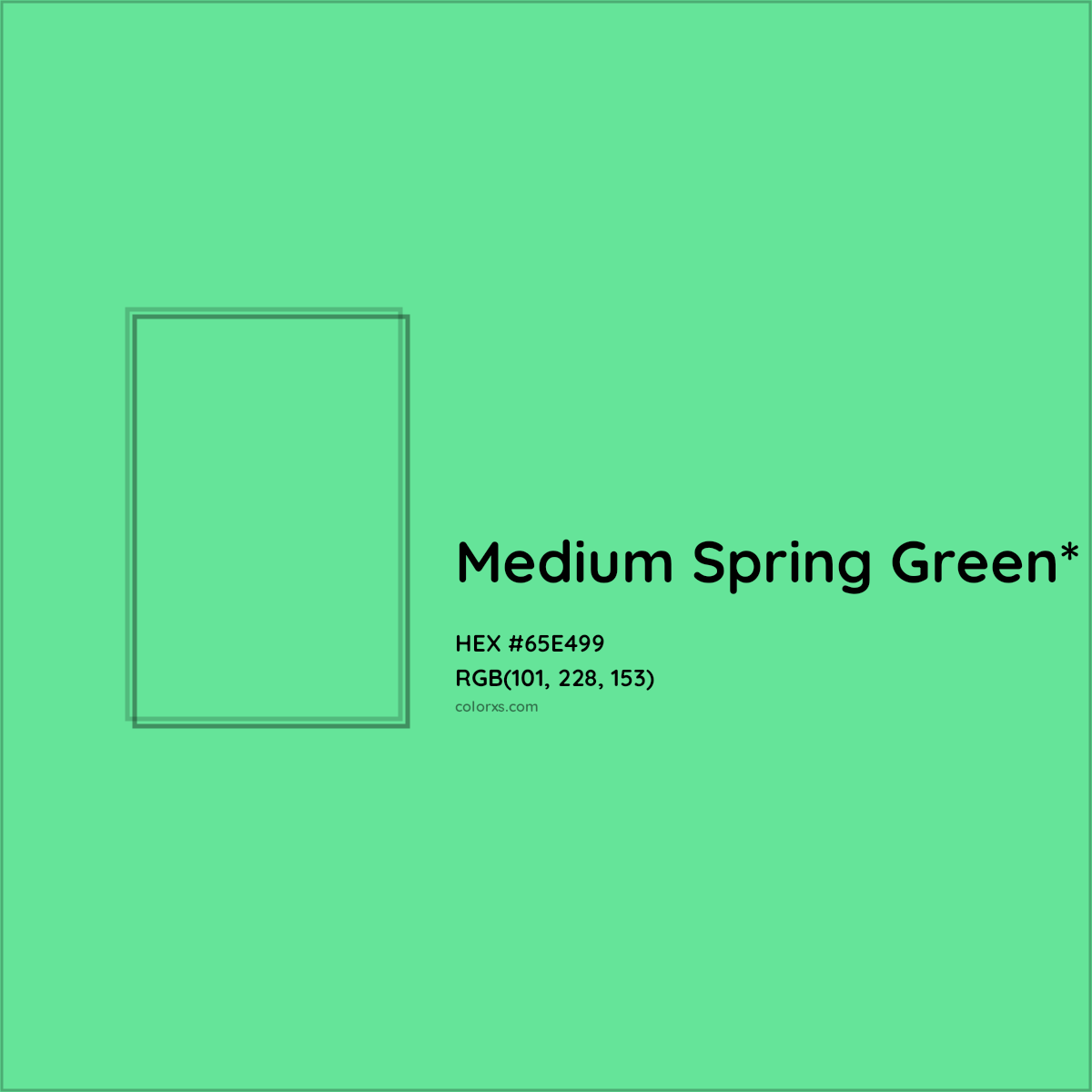 #65E499 hex color. RGB, RYB, CMYK, HSL, HSV codes and color conversions. Matching color names, palettes, paints.