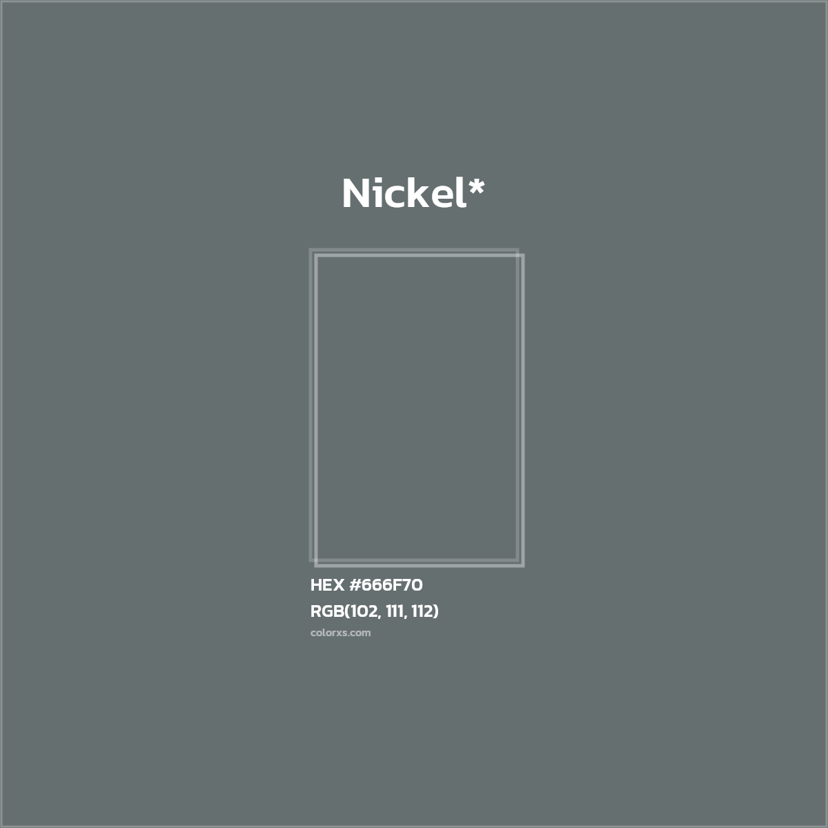 #666F70 hex color. RGB, RYB, CMYK, HSL, HSV codes and color conversions. Matching color names, palettes, paints.