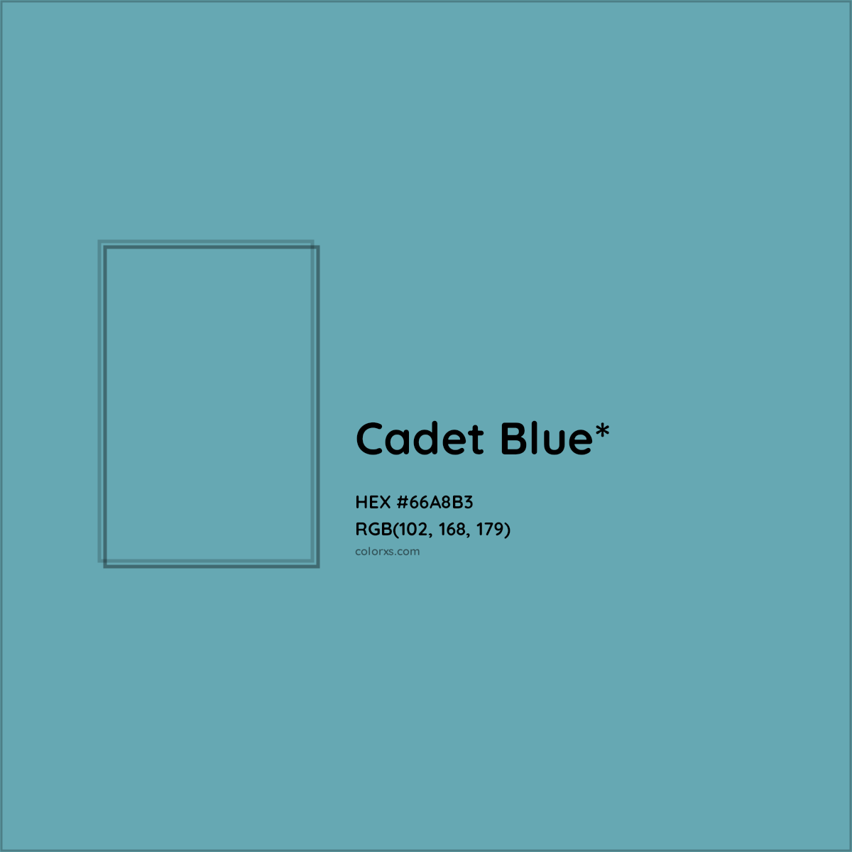 #66A8B3 hex color. RGB, RYB, CMYK, HSL, HSV codes and color conversions. Matching color names, palettes, paints.