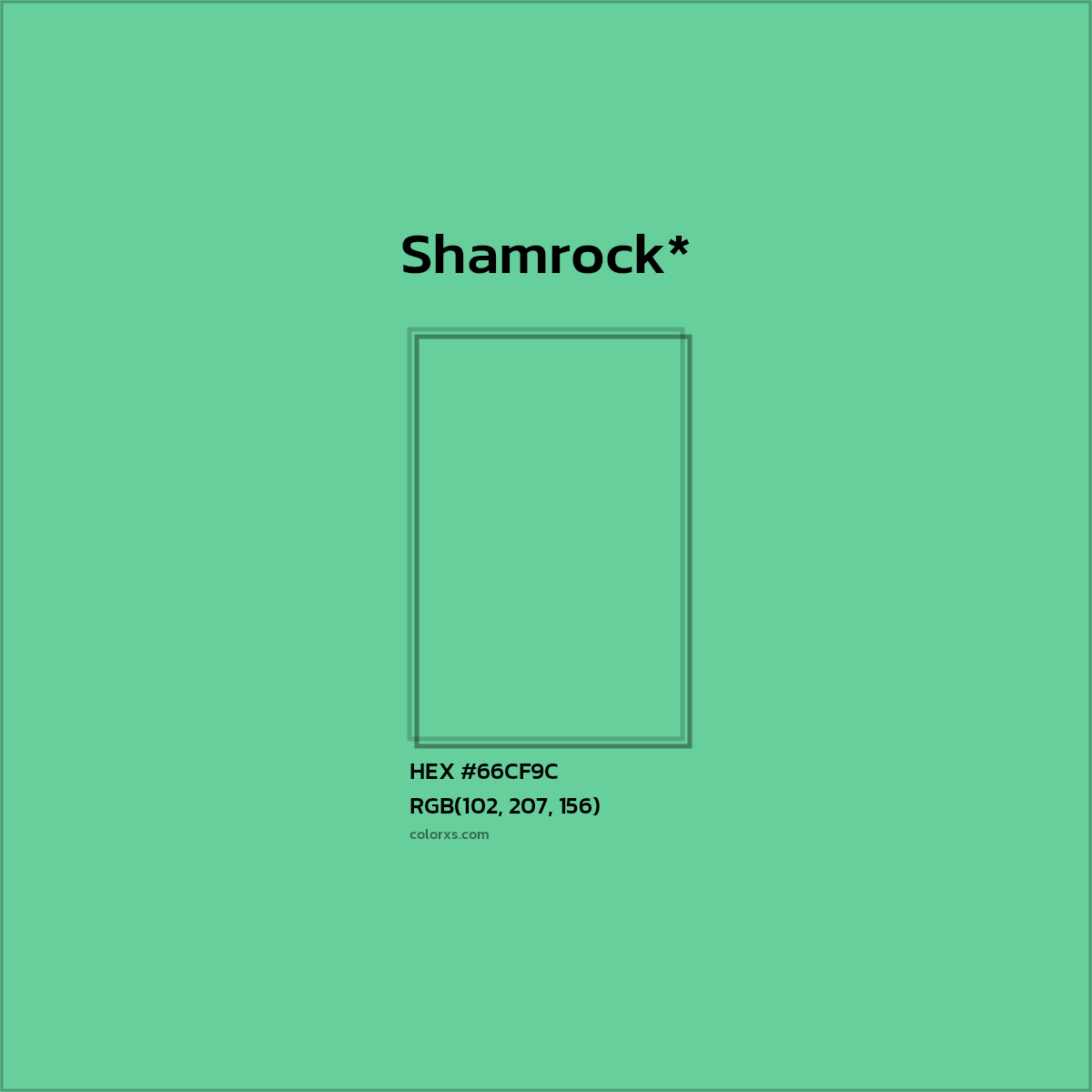 #66CF9C hex color. RGB, RYB, CMYK, HSL, HSV codes and color conversions. Matching color names, palettes, paints.