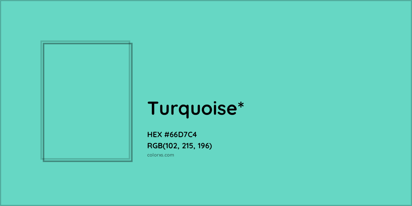 #66D7C4 hex color. RGB, RYB, CMYK, HSL, HSV codes and color conversions. Matching color names, palettes, paints.