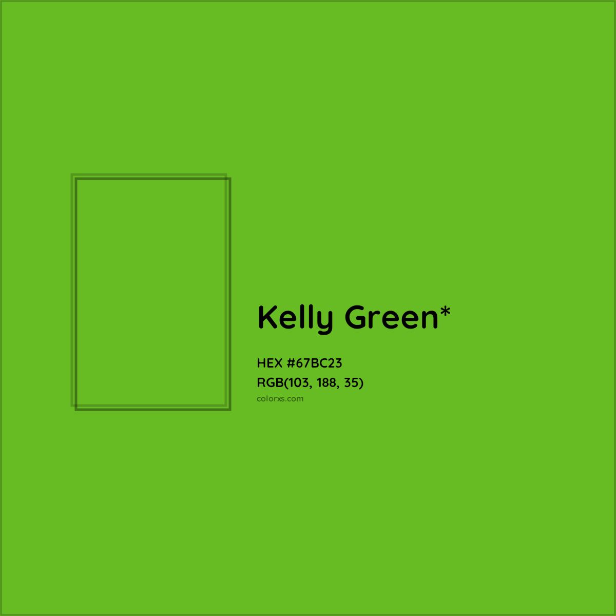 #67BC23 hex color. RGB, RYB, CMYK, HSL, HSV codes and color conversions. Matching color names, palettes, paints.
