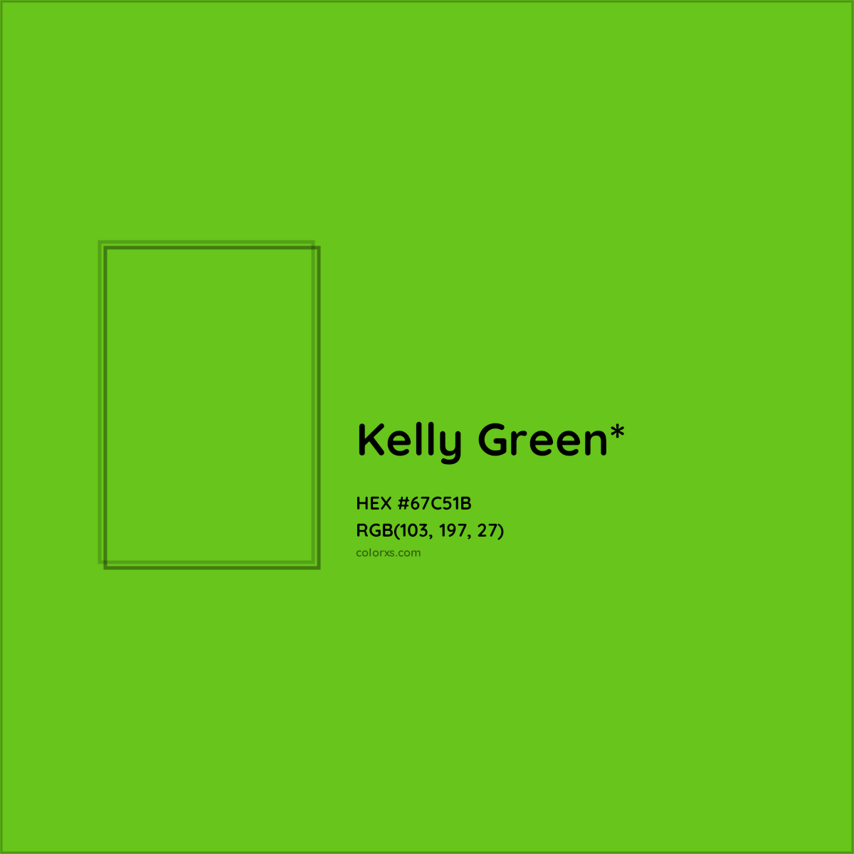 #67C51B hex color. RGB, RYB, CMYK, HSL, HSV codes and color conversions. Matching color names, palettes, paints.