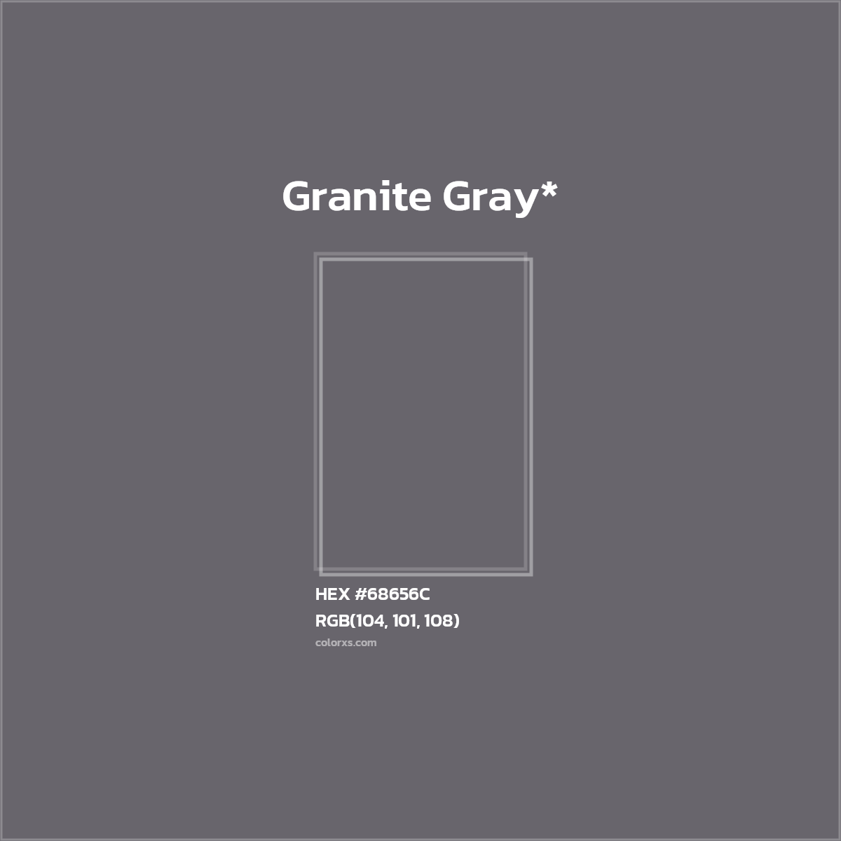 #68656C hex color. RGB, RYB, CMYK, HSL, HSV codes and color conversions. Matching color names, palettes, paints.