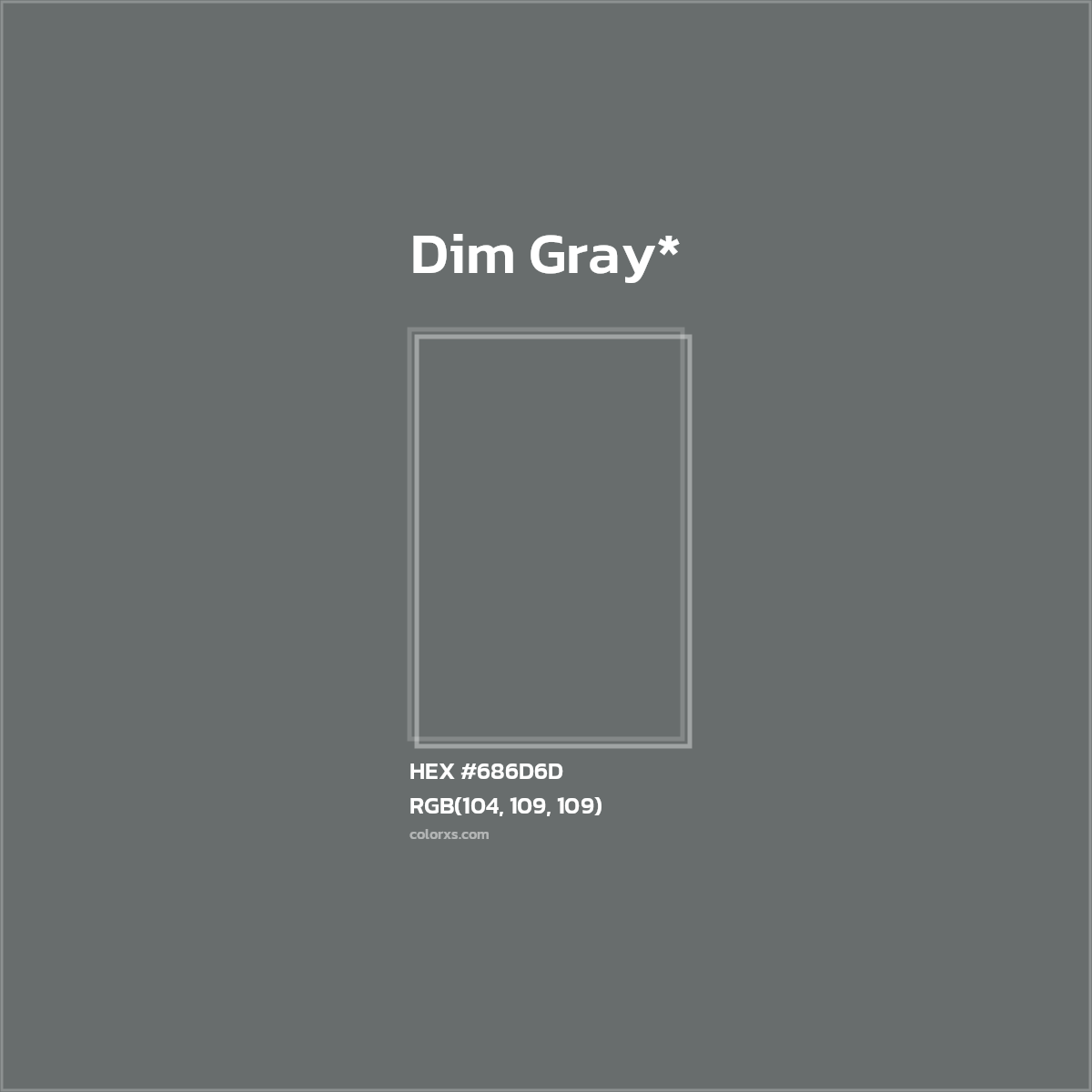 #686D6D hex color. RGB, RYB, CMYK, HSL, HSV codes and color conversions. Matching color names, palettes, paints.