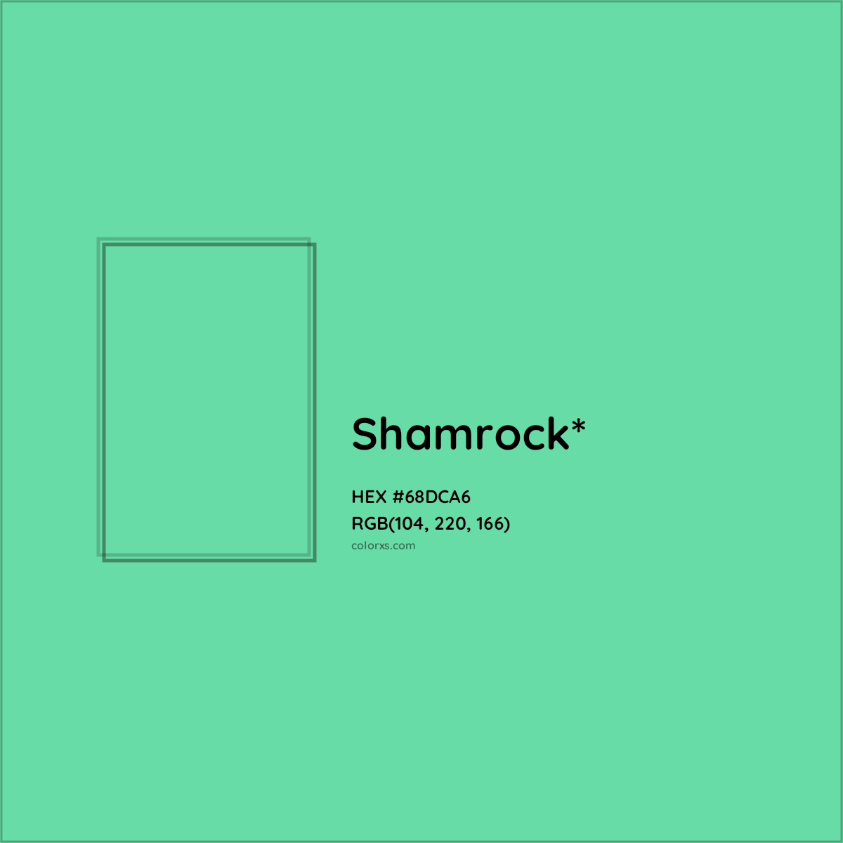 #68DCA6 hex color. RGB, RYB, CMYK, HSL, HSV codes and color conversions. Matching color names, palettes, paints.