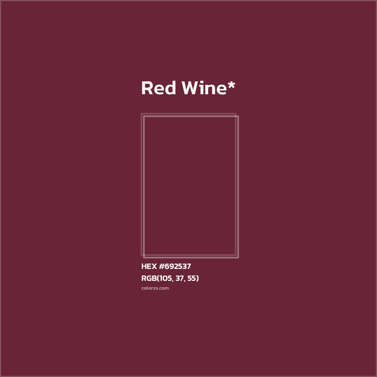 #692537 hex color. RGB, RYB, CMYK, HSL, HSV codes and color conversions. Matching color names, palettes, paints.