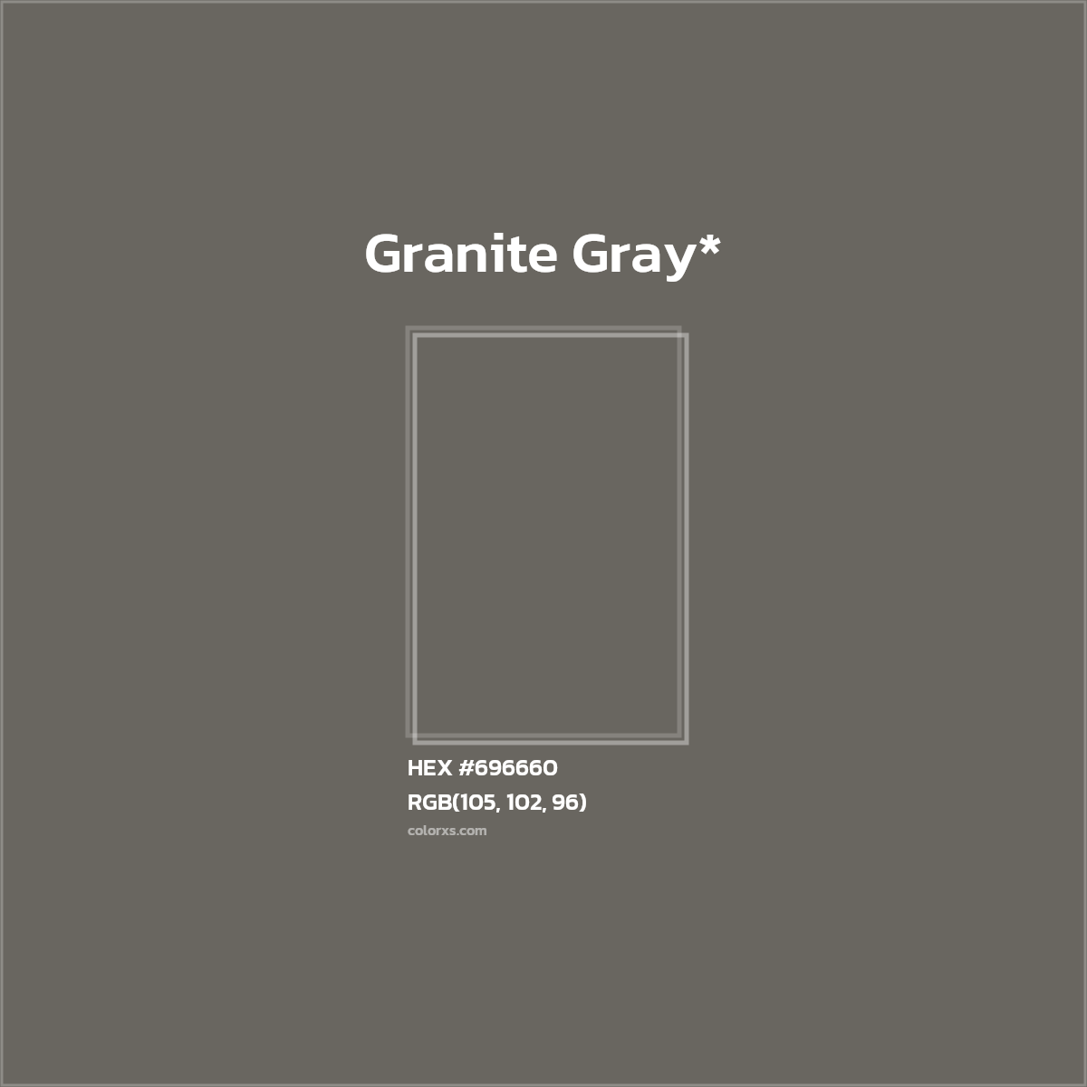 #696660 hex color. RGB, RYB, CMYK, HSL, HSV codes and color conversions. Matching color names, palettes, paints.
