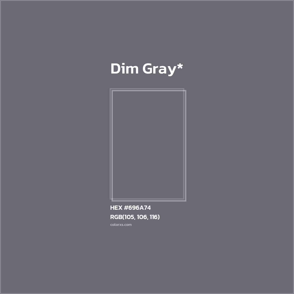 #696A74 hex color. RGB, RYB, CMYK, HSL, HSV codes and color conversions. Matching color names, palettes, paints.