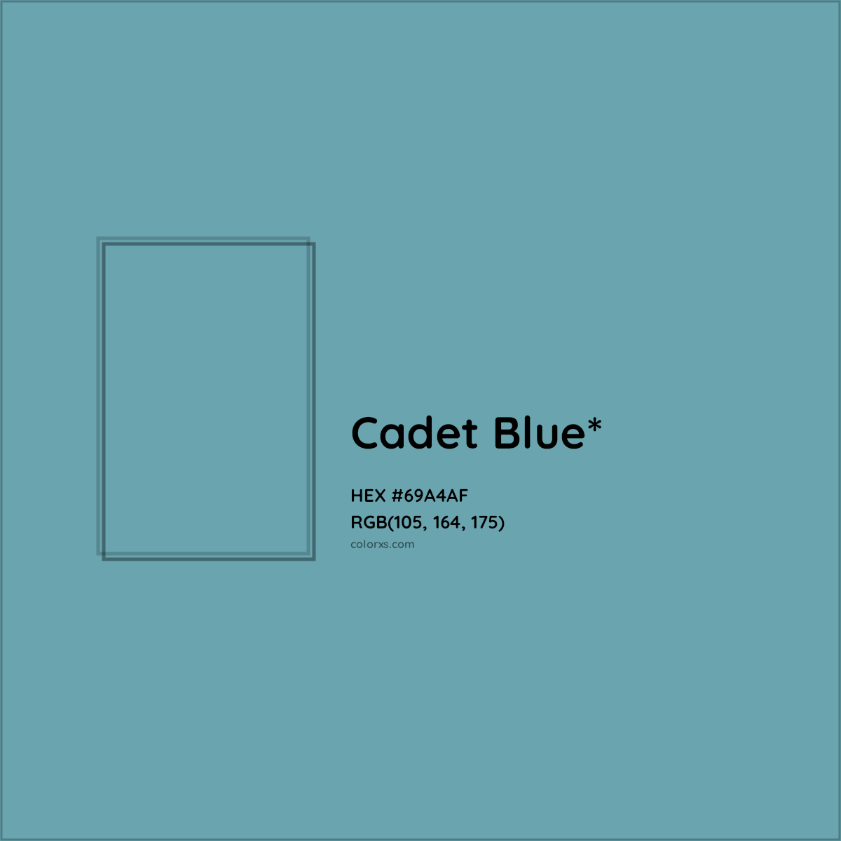 #69A4AF hex color. RGB, RYB, CMYK, HSL, HSV codes and color conversions. Matching color names, palettes, paints.