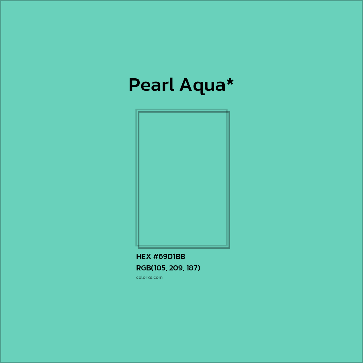 #69D1BB hex color. RGB, RYB, CMYK, HSL, HSV codes and color conversions. Matching color names, palettes, paints.