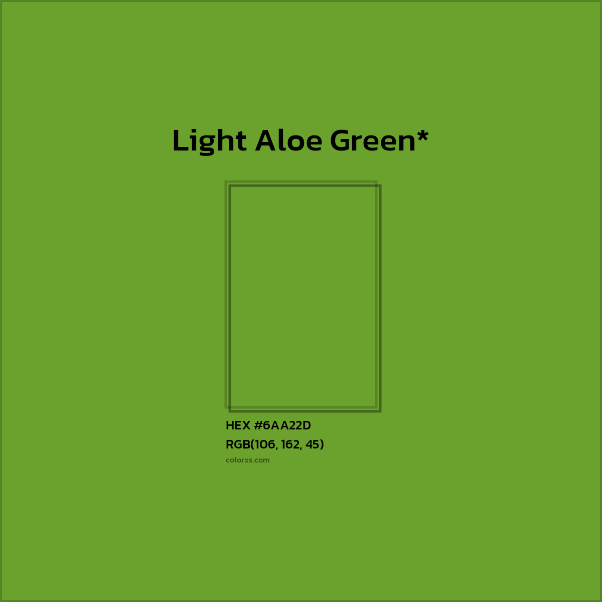 #6AA22D hex color. RGB, RYB, CMYK, HSL, HSV codes and color conversions. Matching color names, palettes, paints.