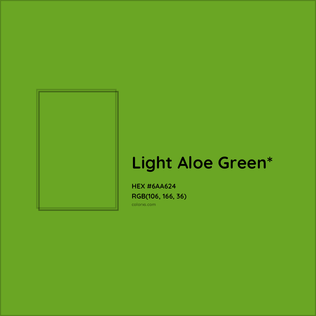 #6AA624 hex color. RGB, RYB, CMYK, HSL, HSV codes and color conversions. Matching color names, palettes, paints.