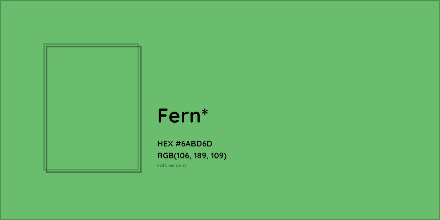 #6ABD6D hex color. RGB, RYB, CMYK, HSL, HSV codes and color conversions. Matching color names, palettes, paints.
