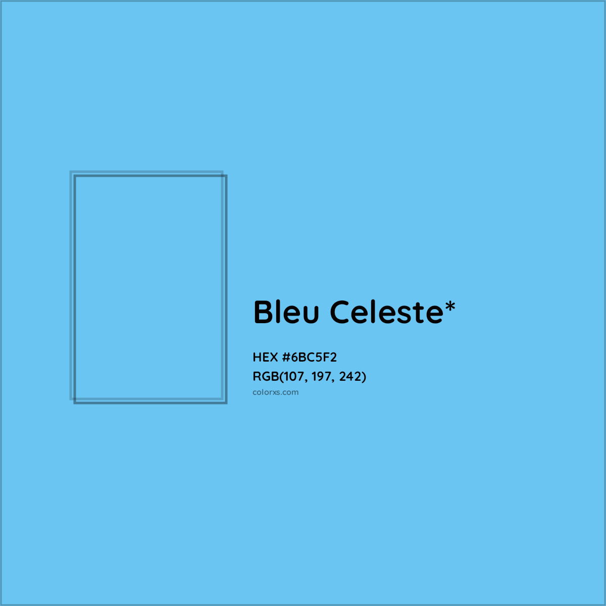 #6BC5F2 hex color. RGB, RYB, CMYK, HSL, HSV codes and color conversions. Matching color names, palettes, paints.