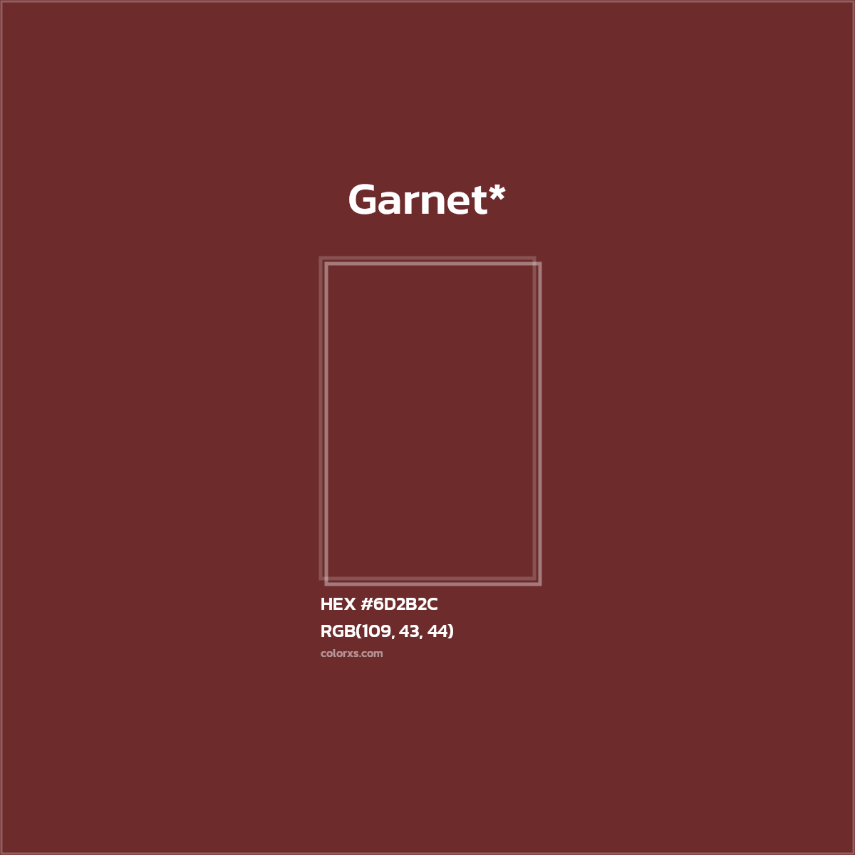 #6D2B2C hex color. RGB, RYB, CMYK, HSL, HSV codes and color conversions. Matching color names, palettes, paints.