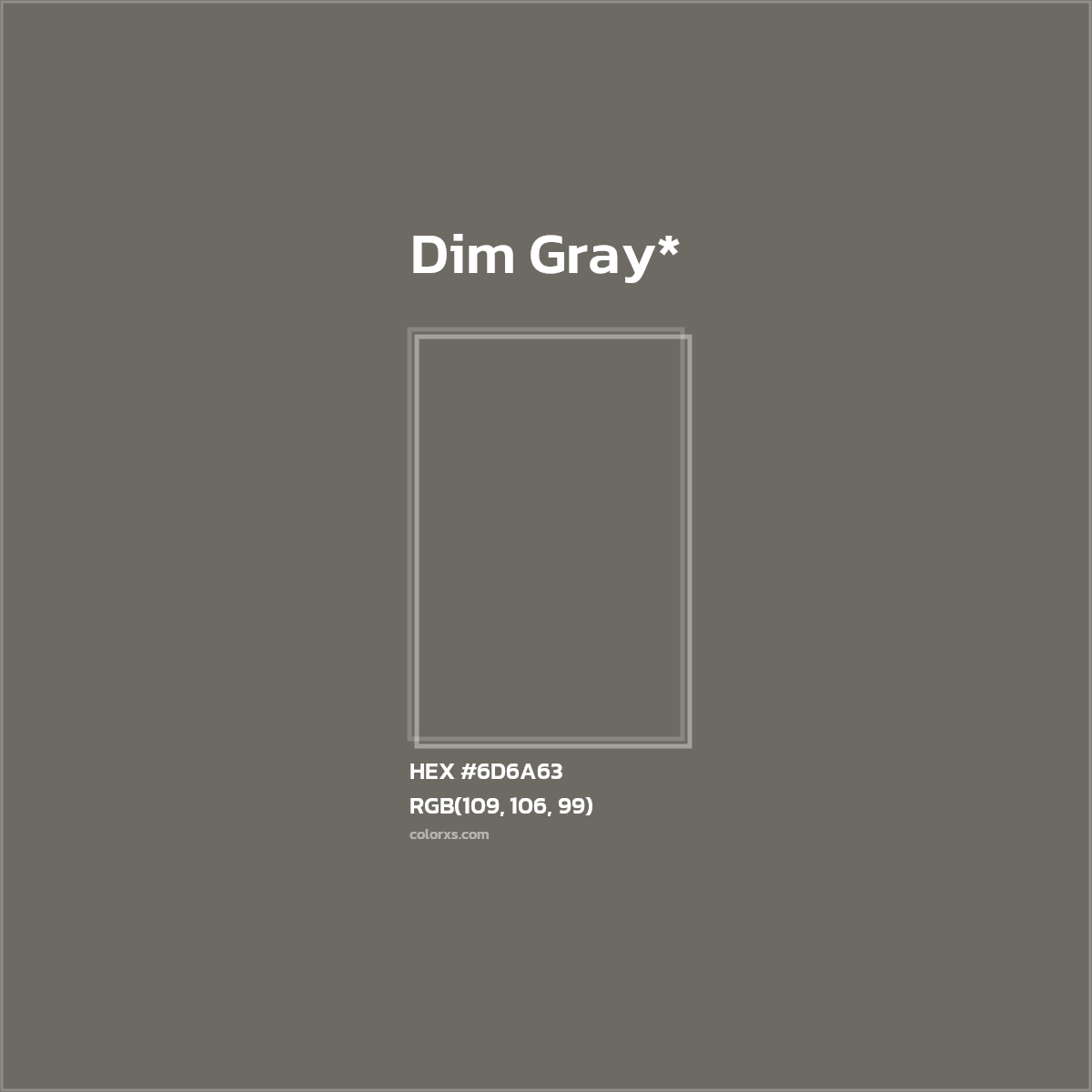 #6D6A63 hex color. RGB, RYB, CMYK, HSL, HSV codes and color conversions. Matching color names, palettes, paints.
