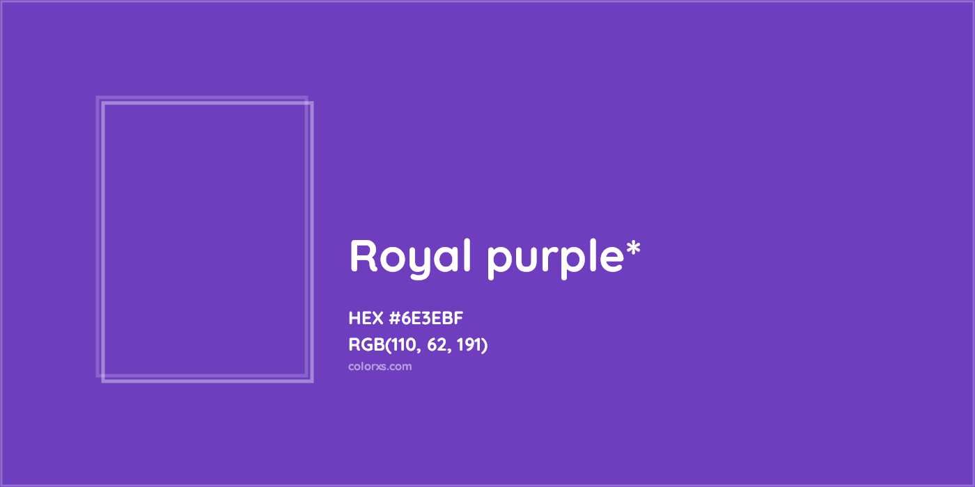 #6E3EBF hex color. RGB, RYB, CMYK, HSL, HSV codes and color conversions. Matching color names, palettes, paints.