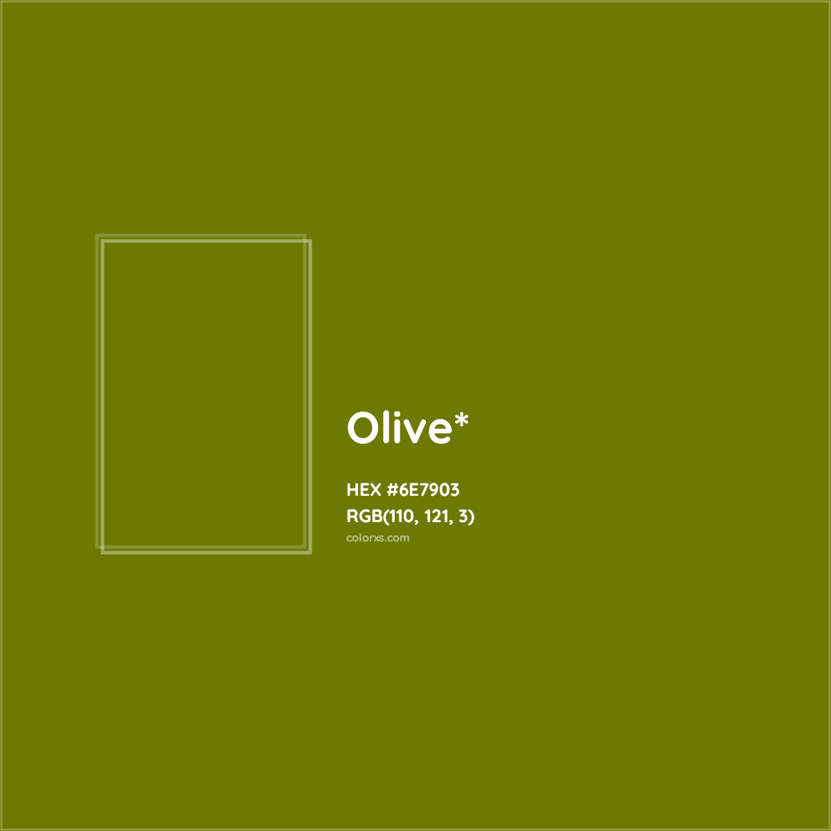 #6E7903 hex color. RGB, RYB, CMYK, HSL, HSV codes and color conversions. Matching color names, palettes, paints.