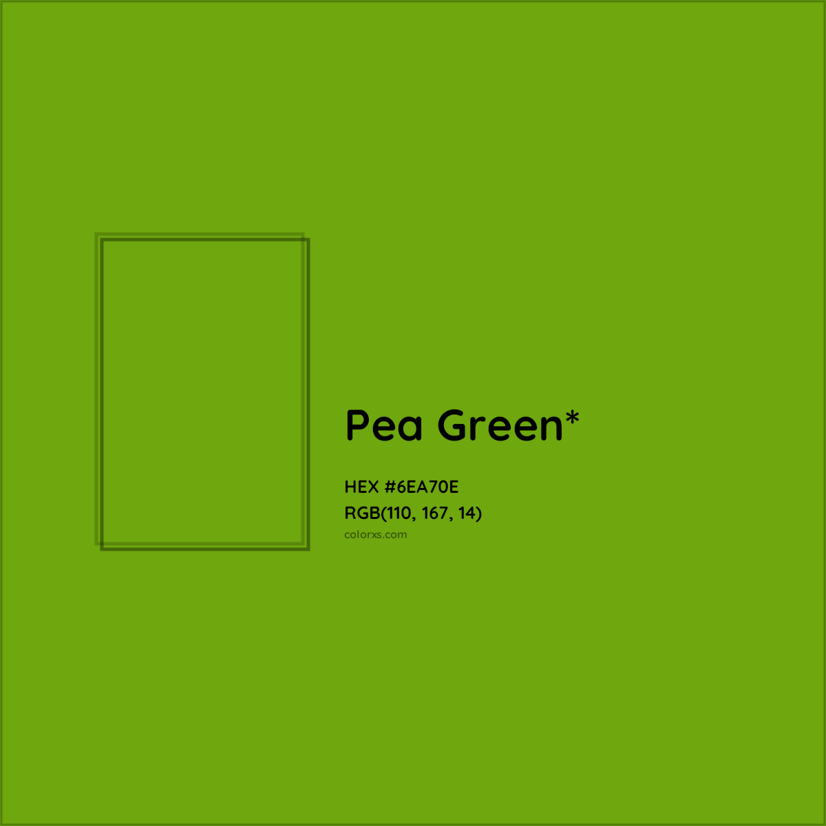 #6EA70E hex color. RGB, RYB, CMYK, HSL, HSV codes and color conversions. Matching color names, palettes, paints.
