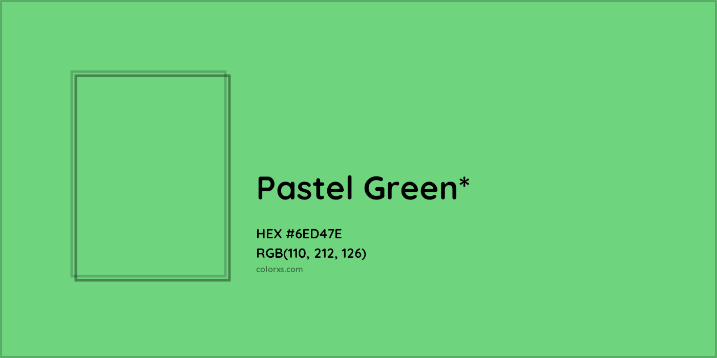 #6ED47E hex color. RGB, RYB, CMYK, HSL, HSV codes and color conversions. Matching color names, palettes, paints.