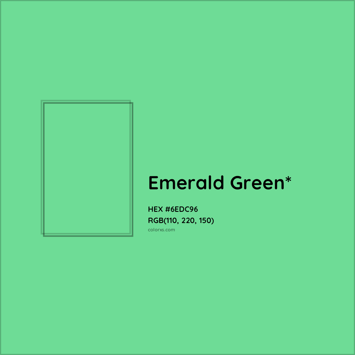 #6EDC96 hex color. RGB, RYB, CMYK, HSL, HSV codes and color conversions. Matching color names, palettes, paints.