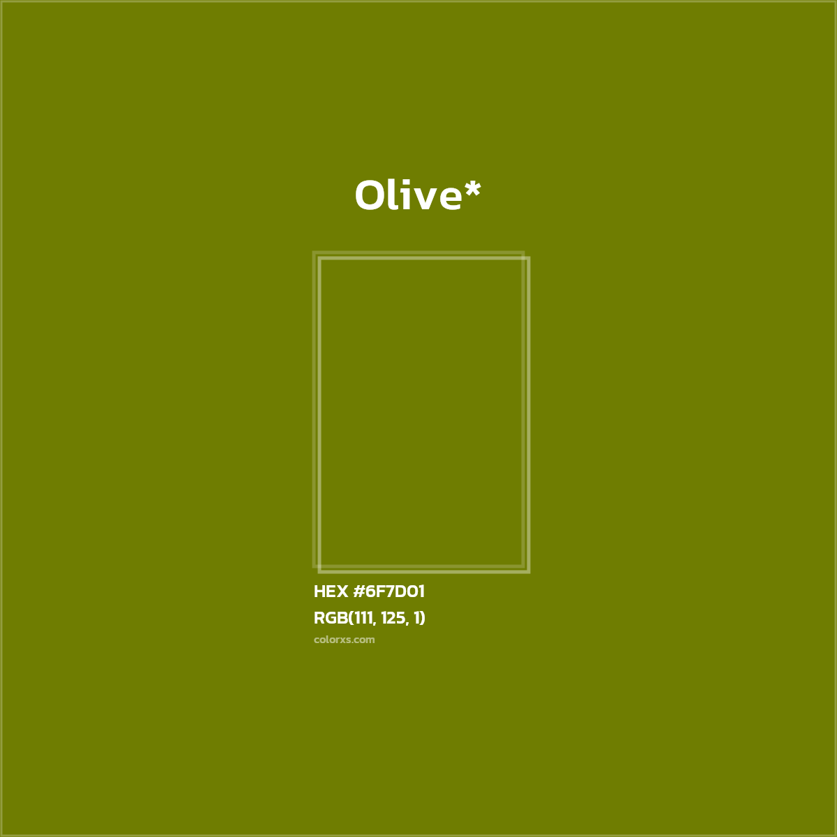 #6F7D01 hex color. RGB, RYB, CMYK, HSL, HSV codes and color conversions. Matching color names, palettes, paints.
