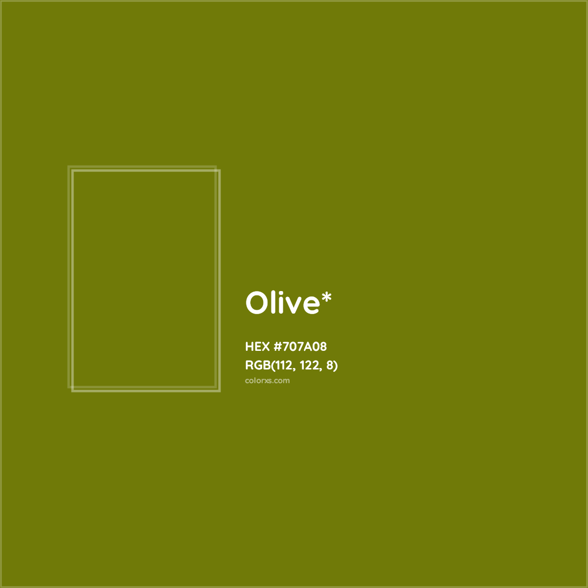 #707A08 hex color. RGB, RYB, CMYK, HSL, HSV codes and color conversions. Matching color names, palettes, paints.
