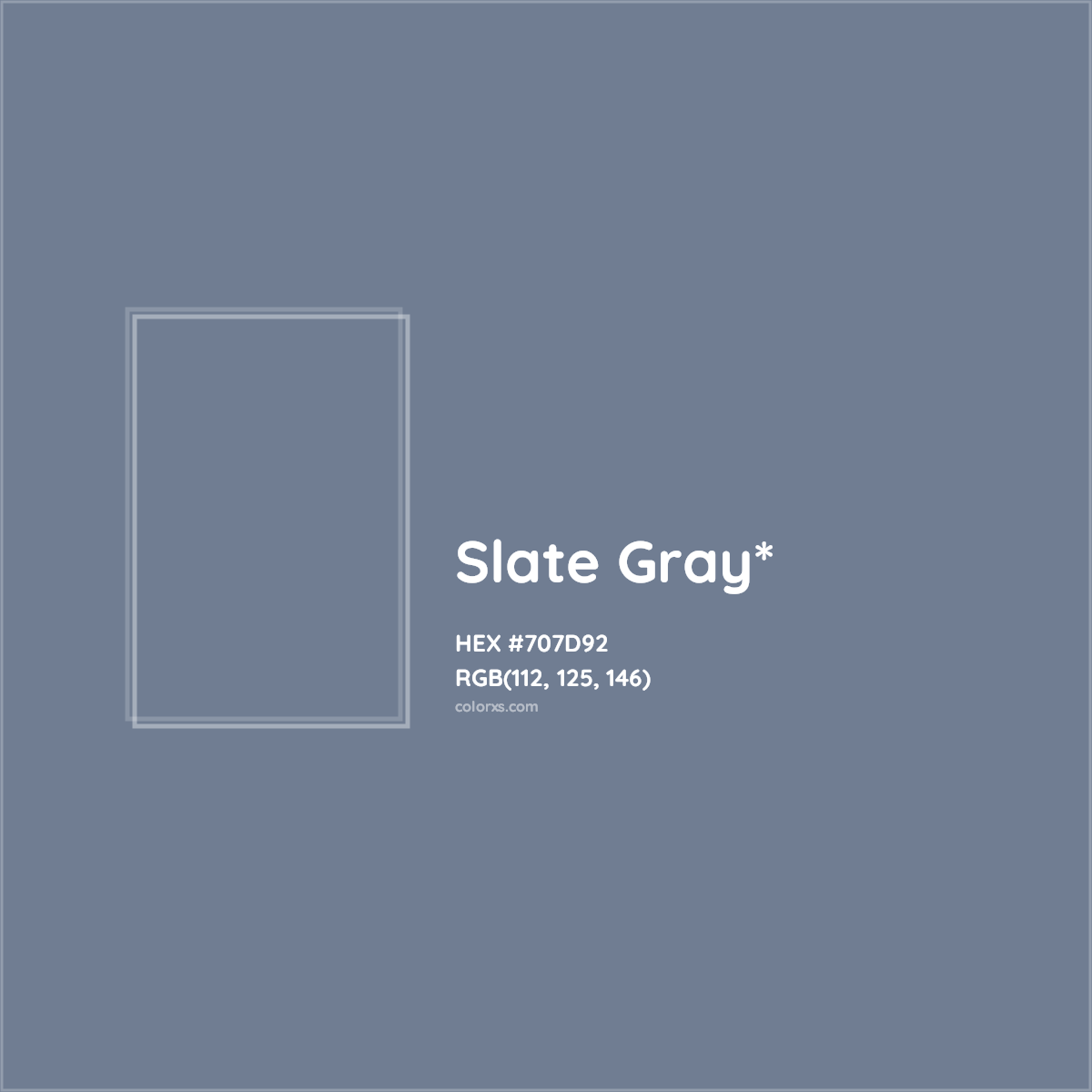 #707D92 hex color. RGB, RYB, CMYK, HSL, HSV codes and color conversions. Matching color names, palettes, paints.