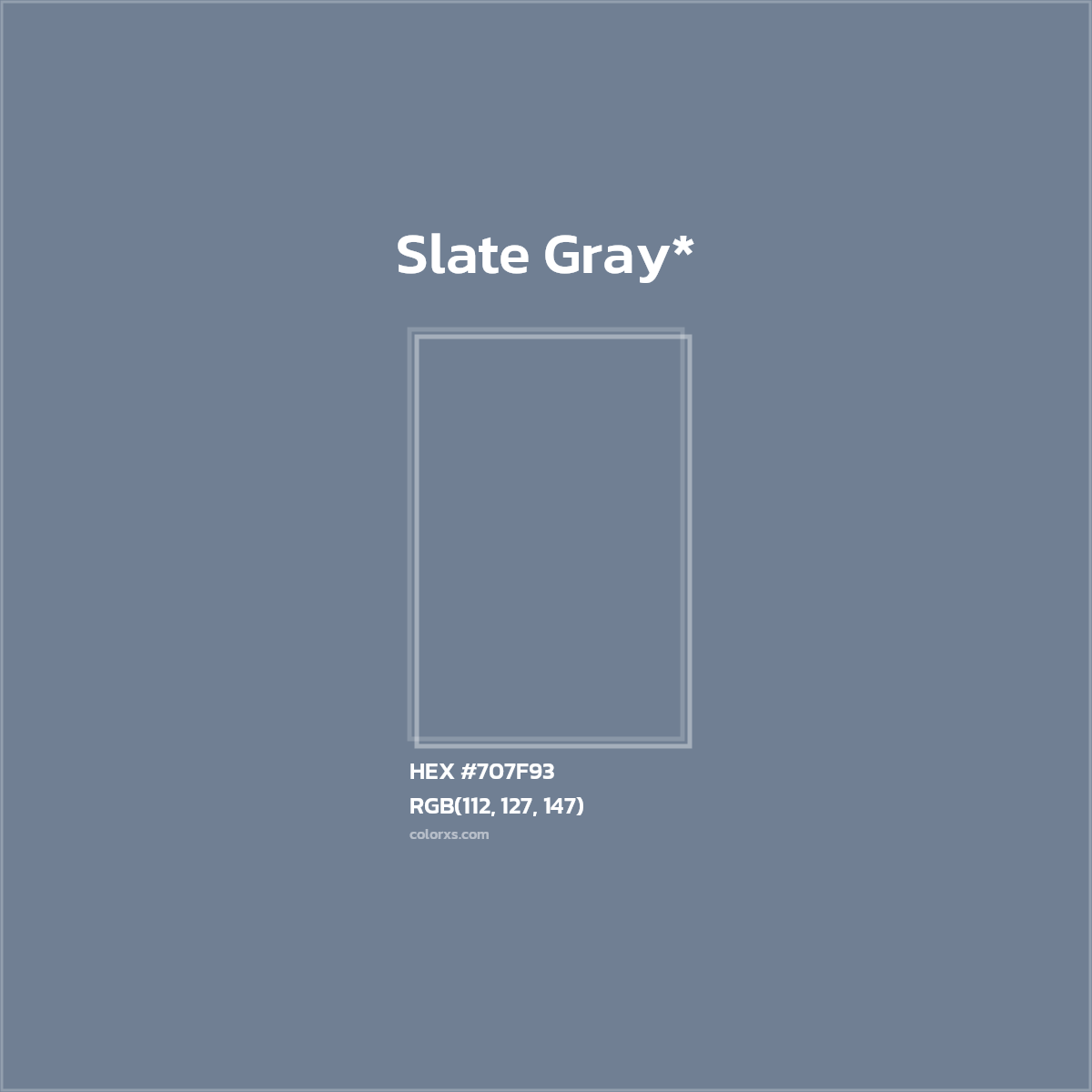 #707F93 hex color. RGB, RYB, CMYK, HSL, HSV codes and color conversions. Matching color names, palettes, paints.