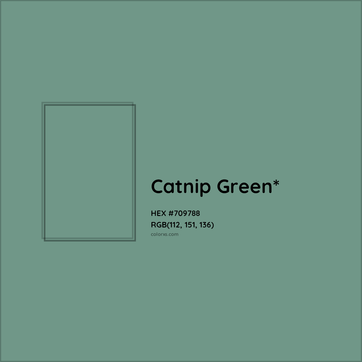 #709788 hex color. RGB, RYB, CMYK, HSL, HSV codes and color conversions. Matching color names, palettes, paints.