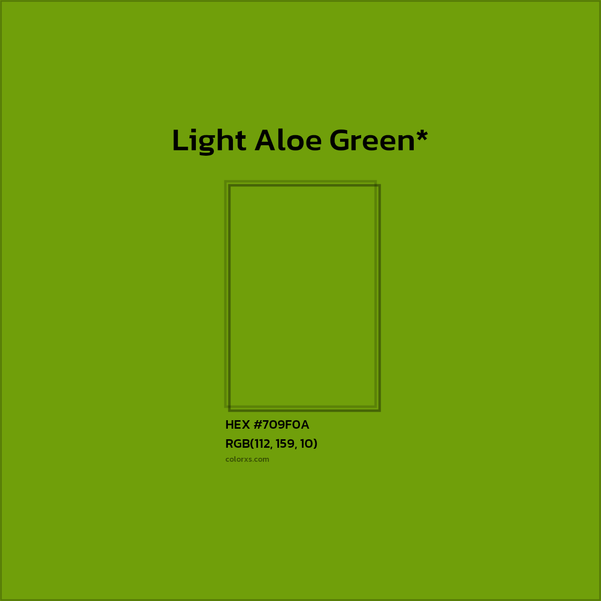 #709F0A hex color. RGB, RYB, CMYK, HSL, HSV codes and color conversions. Matching color names, palettes, paints.
