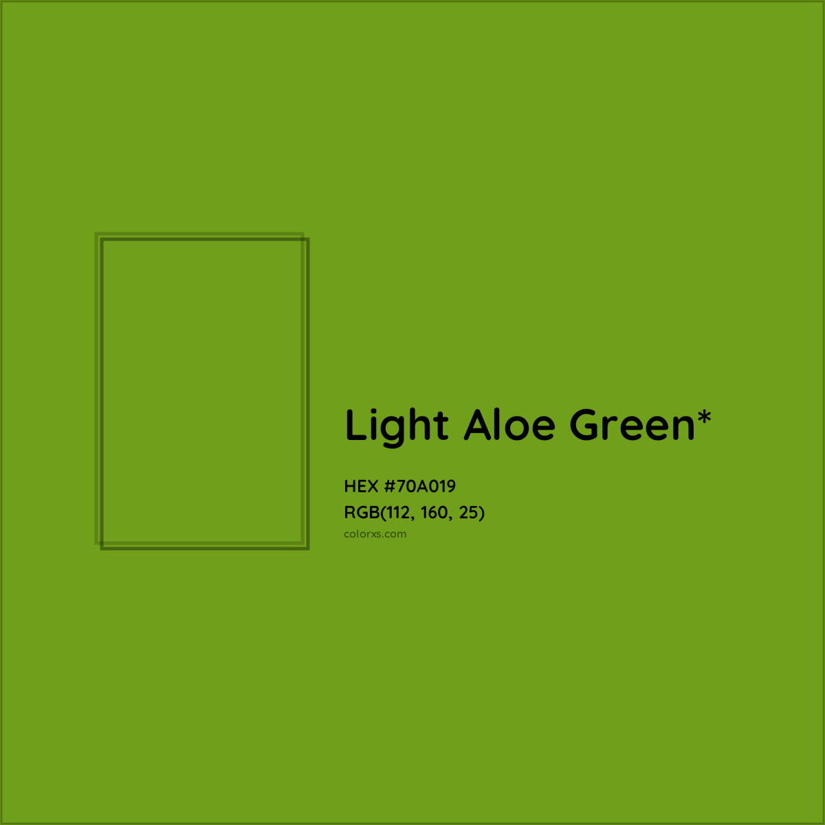 #70A019 hex color. RGB, RYB, CMYK, HSL, HSV codes and color conversions. Matching color names, palettes, paints.