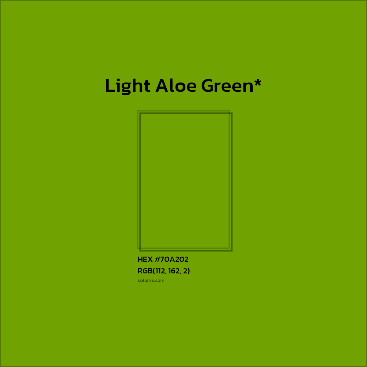 #70A202 hex color. RGB, RYB, CMYK, HSL, HSV codes and color conversions. Matching color names, palettes, paints.